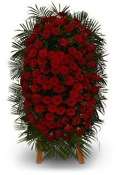 Венок из живых цветов ВЖ-13