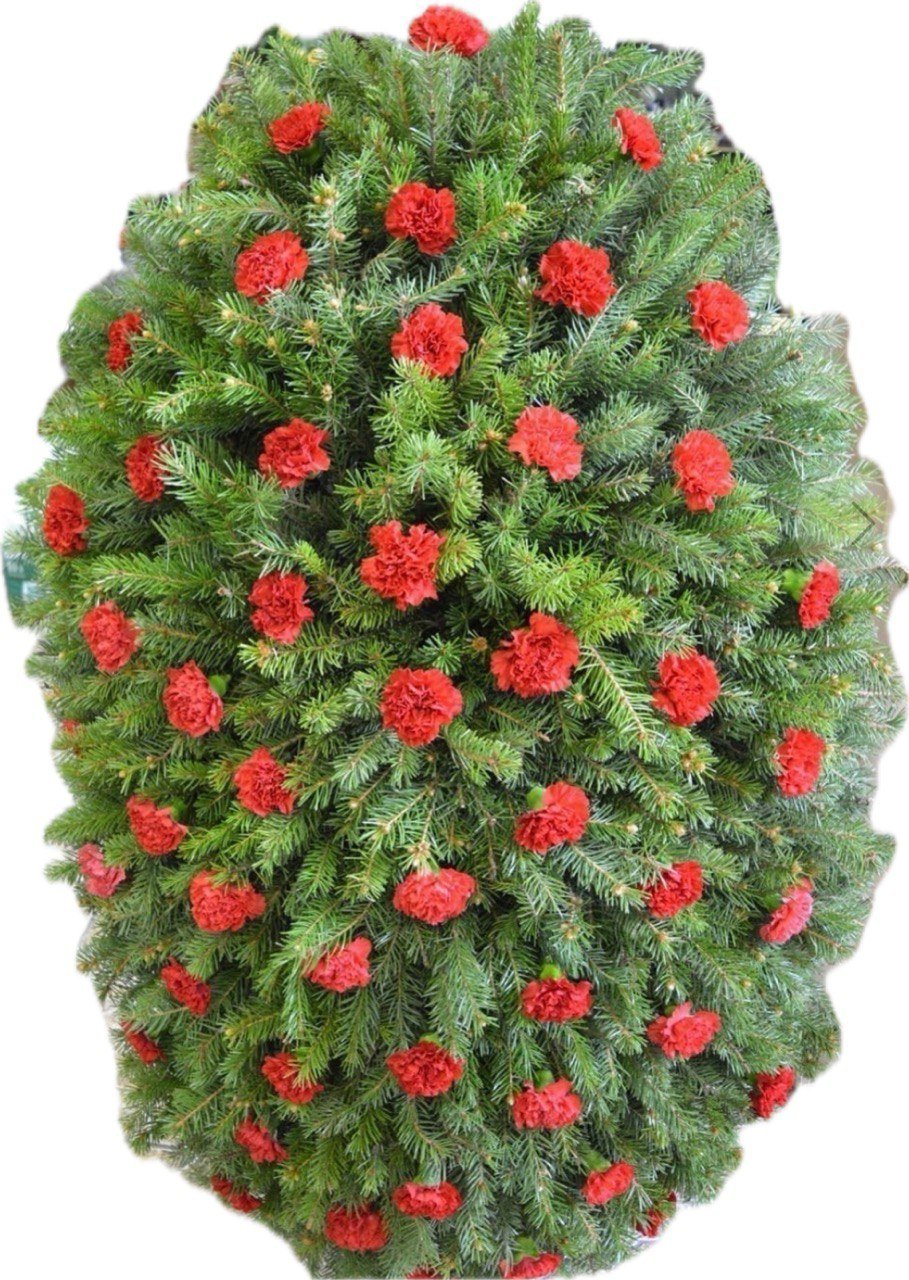 Венок из живых цветов ЕЛЬ1