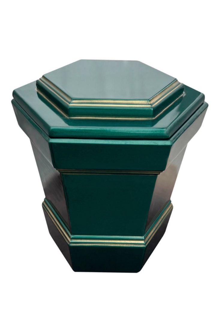 Урна для праха деревянная 2/6 Эмаль