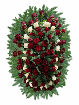 Венок из живых цветов ВЖ-2