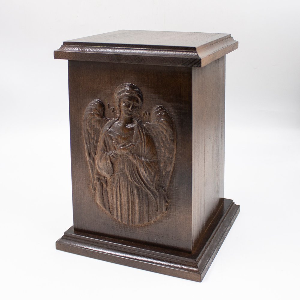 Урна для праха ясень «3D Ангел»