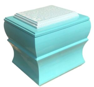 Урна для праха деревянная 4/4 Кракелюр