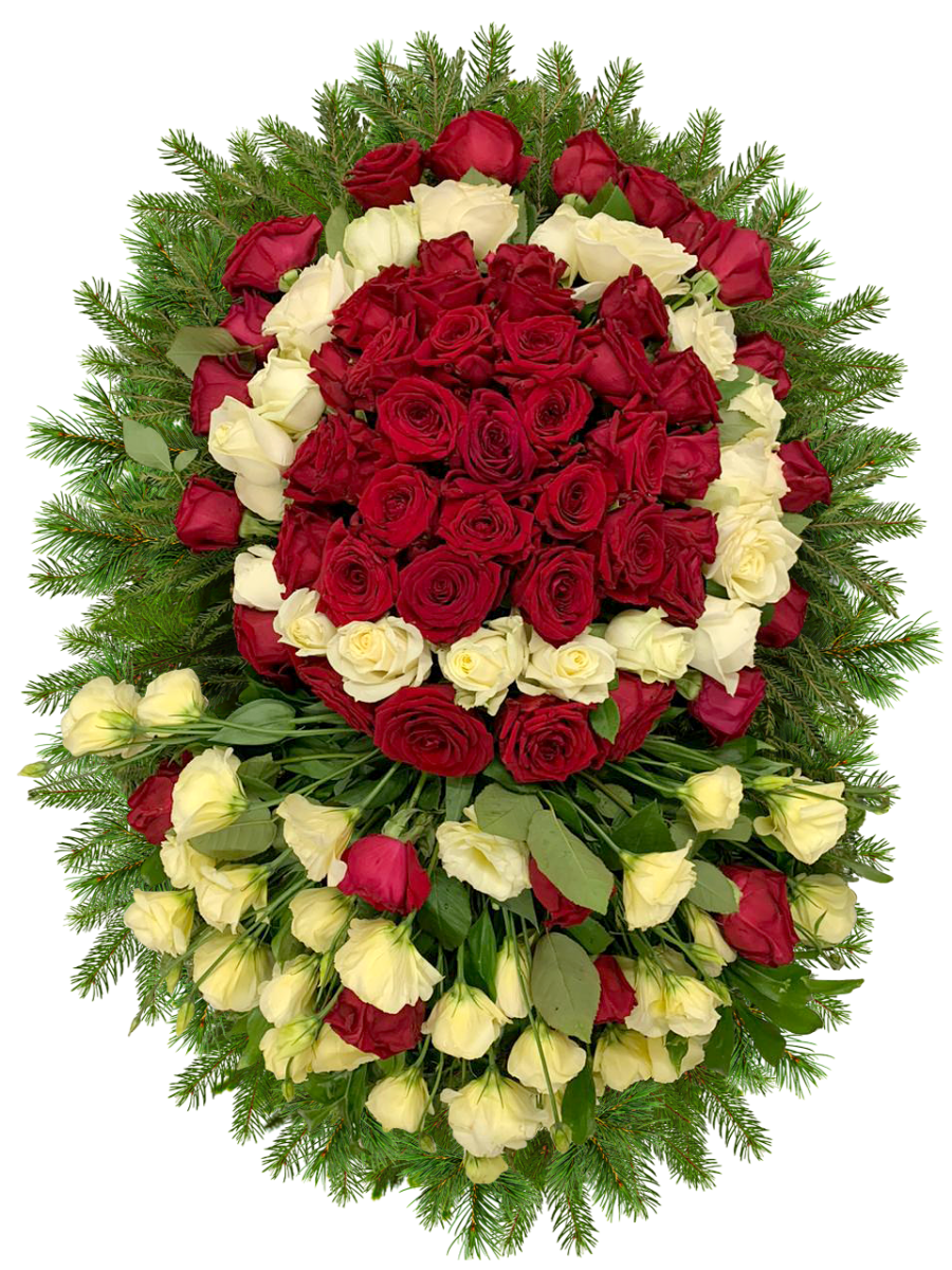 Венок из живых цветов ВЖ-5