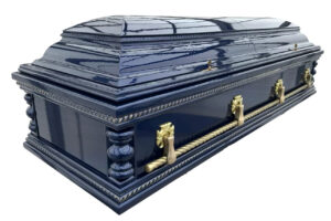 Гроб двухкрышечный «Вегас» Синий