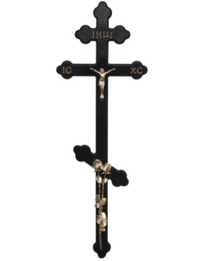 Крест Ажурный с Иисусом и розами