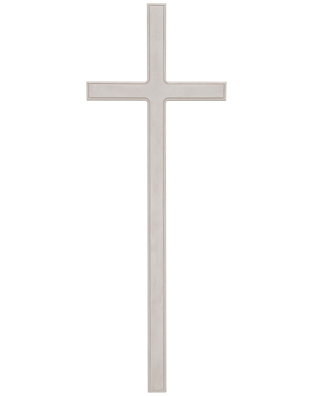 Крест Католический мраморный белый