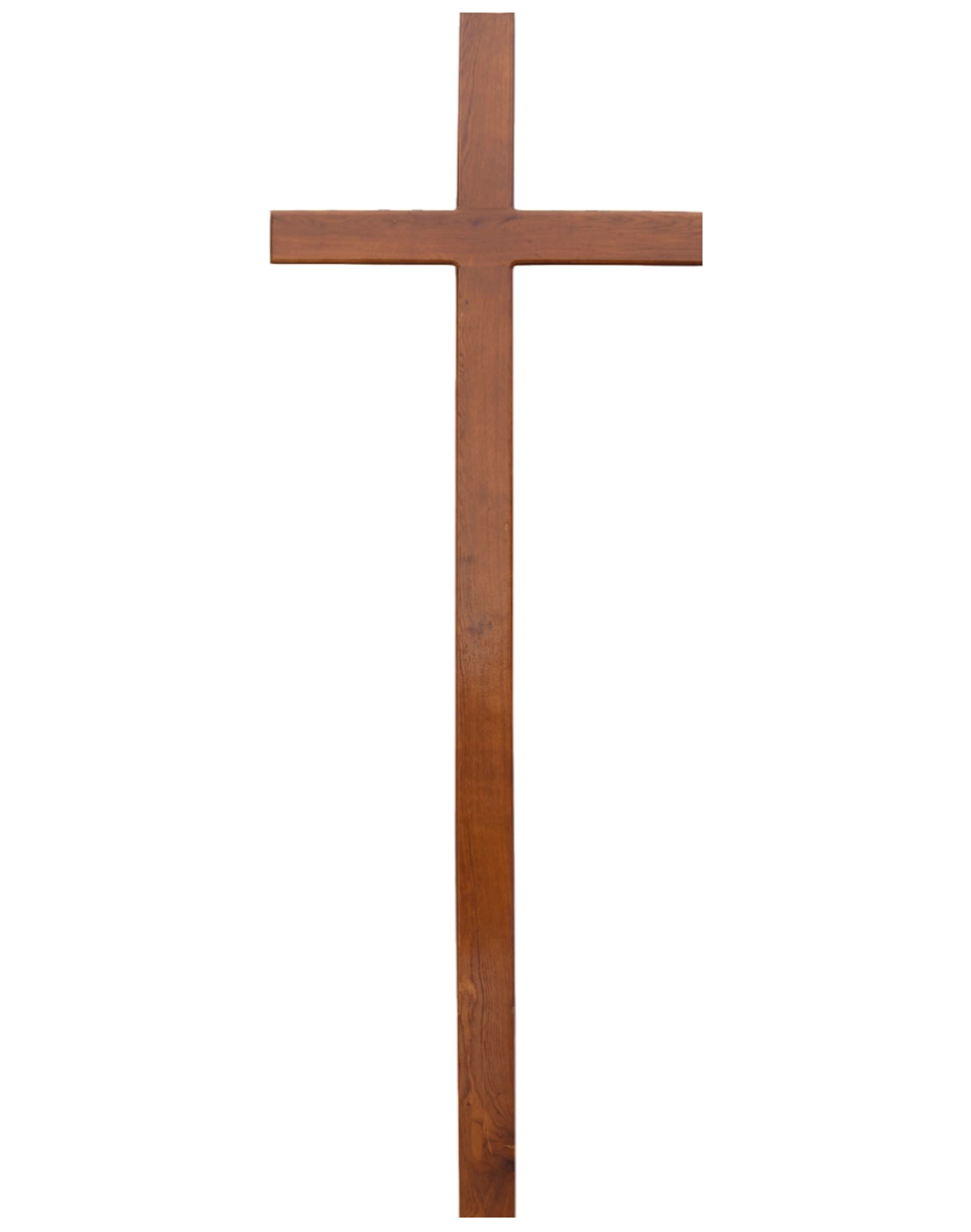 Крест на могилу дубовый