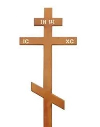 Крест на могилу сосновый прямой «Стандарт»