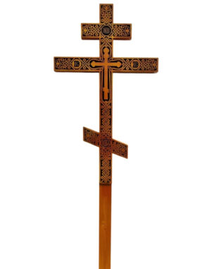 Крест на могилу сосновый «Бесконечность классика»