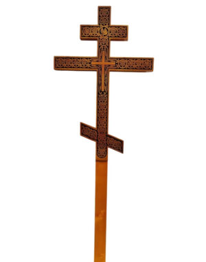 Крест на могилу «Виноград с голубкой»