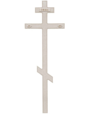 Крест Строгий белый