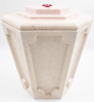 Урна для праха «Доминика» белая