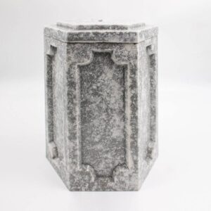 Урна для праха «Призма» серый мрамор
