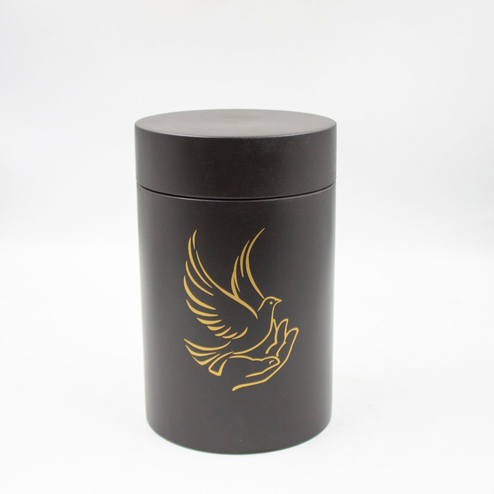 Урна биоразлагаемая «Цилиндр малый» графит